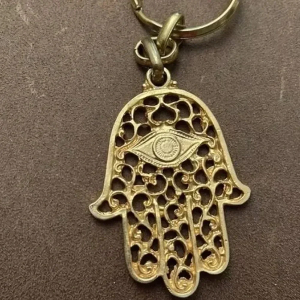 Evil Eye Hamsa Keychain 🧿